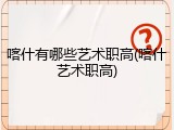 喀什有哪些艺术职高(喀什艺术职高)