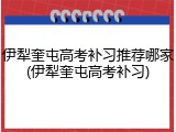 伊犁奎屯高考补习推荐哪家(伊犁奎屯高考补习)