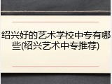 绍兴好的艺术学校中专有哪些(绍兴艺术中专推荐)