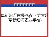 阜新细河有哪些农业学校好(阜新细河农业学校)