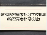 哈密哈密高考补习学校地址(哈密高考补习校址)
