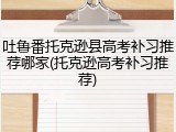 吐鲁番托克逊县高考补习推荐哪家(托克逊高考补习推荐)