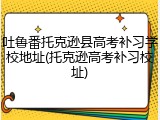 吐鲁番托克逊县高考补习学校地址(托克逊高考补习校址)