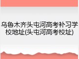 乌鲁木齐头屯河高考补习学校地址(头屯河高考校址)