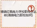 清镇红枫电力学校职校怎么样(清镇电力职校如何)