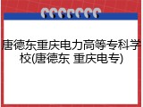 唐德东重庆电力高等专科学校(唐德东 重庆电专)