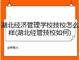 湖北经济管理学校技校怎么样(湖北经管技校如何)