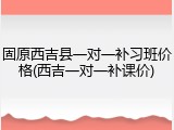 固原西吉县一对一补习班价格(西吉一对一补课价)