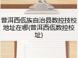 普洱西佤族自治县数控技校地址在哪(普洱西佤数控校址)