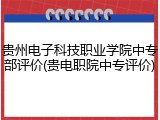 贵州电子科技职业学院中专部评价(贵电职院中专评价)
