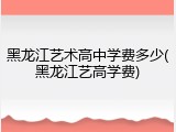 黑龙江艺术高中学费多少(黑龙江艺高学费)