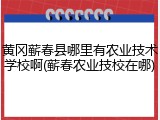 黄冈蕲春县哪里有农业技术学校啊(蕲春农业技校在哪)