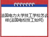 法国电力大学技工学校怎么样(法国电校技工如何)