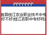 宜昌枝江农业职业技术中专好不好(枝江农职中专好吗)