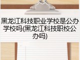 黑龙江科技职业学校是公办学校吗(黑龙江科技职校公办吗)