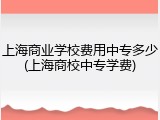 上海商业学校费用中专多少(上海商校中专学费)