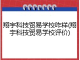 翔宇科技贸易学校咋样(翔宇科技贸易学校评价)