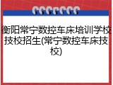 衡阳常宁数控车床培训学校技校招生(常宁数控车床技校)
