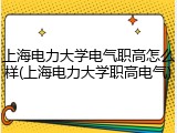 上海电力大学电气职高怎么样(上海电力大学职高电气)