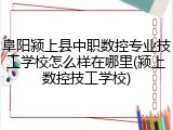 阜阳颍上县中职数控专业技工学校怎么样在哪里(颍上数控技工学校)