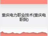 重庆电力职业技术(重庆电职院)