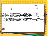 榆林榆阳高中数学一对一补习(榆阳高中数学一对一)