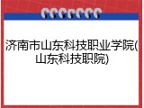 济南市山东科技职业学院(山东科技职院)
