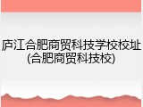 庐江合肥商贸科技学校校址(合肥商贸科技校)