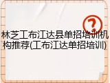 林芝工布江达县单招培训机构推荐(工布江达单招培训)