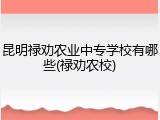 昆明禄劝农业中专学校有哪些(禄劝农校)