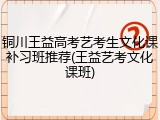铜川王益高考艺考生文化课补习班推荐(王益艺考文化课班)