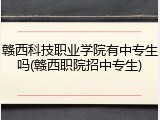 赣西科技职业学院有中专生吗(赣西职院招中专生)