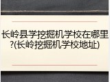 长岭县学挖掘机学校在哪里?(长岭挖掘机学校地址)