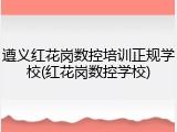 遵义红花岗数控培训正规学校(红花岗数控学校)