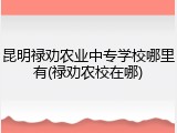 昆明禄劝农业中专学校哪里有(禄劝农校在哪)