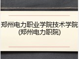 郑州电力职业学院技术学院(郑州电力职院)