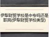 伊犁财贸学校是中专吗还是职高(伊犁财贸学校类型)