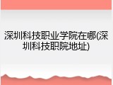 深圳科技职业学院在哪(深圳科技职院地址)