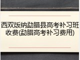 西双版纳勐腊县高考补习班收费(勐腊高考补习费用)