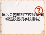 镇远县挖掘机学校哪家强(镇远挖掘机学校排名)
