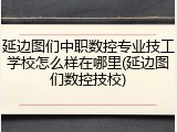 延边图们中职数控专业技工学校怎么样在哪里(延边图们数控技校)