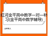 红河金平高中数学一对一补习(金平高中数学辅导)