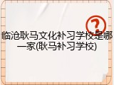 临沧耿马文化补习学校是哪一家(耿马补习学校)