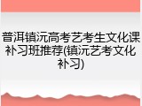 普洱镇沅高考艺考生文化课补习班推荐(镇沅艺考文化补习)