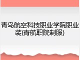青岛航空科技职业学院职业装(青航职院制服)