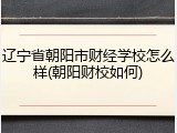 辽宁省朝阳市财经学校怎么样(朝阳财校如何)