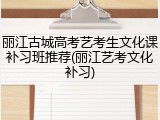 丽江古城高考艺考生文化课补习班推荐(丽江艺考文化补习)