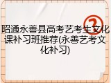 昭通永善县高考艺考生文化课补习班推荐(永善艺考文化补习)