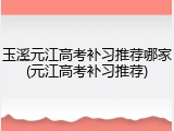 玉溪元江高考补习推荐哪家(元江高考补习推荐)