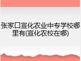 张家口宣化农业中专学校哪里有(宣化农校在哪)